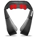 Shiatsu Neck and Shoulder Massager with Heat – Deep Tissue Kneading Electric Pillow for Neck, Back, and Shoulders – Pain Relief for Home, Office & Car Use
