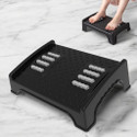 Extrawish Ergonomic Under Desk Foot Rest with Massage Rollers Foot Rest (Furniture Accessories, Polypropylene)