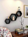 Extrawish Set Of 3 Hexagon shape Designer