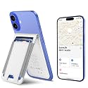 for Magsafe Wallet Works with Apple Find My, Leather Magnetic Phone Wallet
