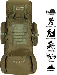 extreme machine 105l ultimate detachable trekking  hiking rucksack backpack rucksack  - 105 l