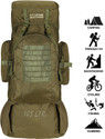 Extreme Machine 105L Ultimate Detachable Trekking & Hiking Rucksack Backpack Rucksack  - 105 L
