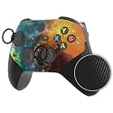 eXtremeRate ASR Version Redesigned Shell for Xbox Core Wireless Controller - Performance Rubberized Grip, Anti Sticks Rubbing Ring - Custom Faceplate for Xbox Series X & S - Orange Star Universe