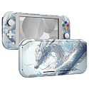 eXtremeRate DIY Replacement Shell for Nintendo Switch Lite, Crystal Dragon NSL Handheld Controller Housing w/Screen Protector, Custom Case Cover for Nintendo Switch Lite - Without Console