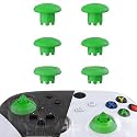 eXtremeRate Edge Sticks Interchangeable Thumbsticks for Xbox Series X/S, Green Swappable Analog Stick Joystick for Xbox One S/X/Elite, for Nintendo Switch Pro Controller