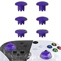 eXtremeRate Edge Sticks Interchangeable Thumbsticks for Xbox Series X/S, Purple Swappable Analog Stick Joystick for Xbox One S/X, for Xbox Elite V1 Controller, for Nintendo Switch Pro Controller