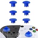 eXtremeRate Edge Sticks Interchangeable Thumbsticks for Xbox Core Controller, Blue Swappable Analog Stick Joystick for Xbox One S/X/Elite, for Nintendo Switch Pro Controller
