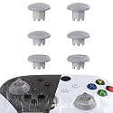 eXtremeRate Edge Sticks Interchangeable Thumbsticks for Xbox Core Controller, New Hope Gray Swappable Analog Stick Joystick for Xbox One S/X, Xbox Elite V1, for Nintendo Switch Pro Controller