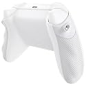 eXtremeRate Flexor Rubberized Side Rails Grips Trigger Stop Kit for Xbox Series X/S Controller, Anti-Slip Ergonomic Trigger Stopper Handle Grips for Xbox Core Controller – Frosted White