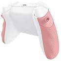 eXtremeRate Flexor Rubberized Side Rails Grips Trigger Stop Kit for Xbox Series X/S Controller, Anti-Slip Ergonomic Trigger Stopper Handle Grips for Xbox Core Controller – Pale Red