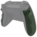 eXtremeRate Flexor Rubberized Side Rails Grips Trigger Stop Kit for Xbox Series X/S Controller, Anti-Slip Ergonomic Trigger Stopper Handle Grips for Xbox Core Controller – Deep Pine Green