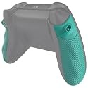 eXtremeRate Flexor Rubberized Side Rails Grips Trigger Stop Kit for Xbox Series X/S Controller, Anti-Slip Ergonomic Trigger Stopper Handle Grips for Xbox Core Controller – Teal Green
