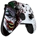 eXtremeRate Front Housing Shell for Xbox One Elite Series 2, Custom Faceplate with Accent Rings for Xbox Elite 2 Core Controller (Model 1797) - Clown Hahaha