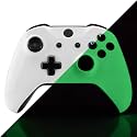eXtremeRate Glow in The Dark Faceplate Cover Case, Front Housing Shell Replacement Kit for Xbox One S & Xbox One X Controller (Model 1708) - Controller NOT Included