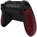 eXtremeRate Grip Cover for Xbox Series X &amp; S, Textured Red Non-Slip Back Panels Accessories, Replacement Side Rails Shell for Xbox Wireless Controller - Controller Not Included