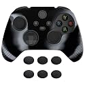 eXtremeRate PlayVital 3D Studded Edition Anti-Slip Silicone Cover Skin for Xbox Series X/S Controller, Rubber Case Protector for Xbox Core Wireless Controller with Thumb Grips - New Hope Gray &amp; Black