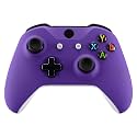 eXtremeRate Purple Soft Touch Front Housing Shell Case for Xbox One S/X Controller, Comfortable Replacement Kit Faceplate Cover for Xbox One Wireless Controller Model 1708