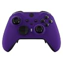 eXtremeRate Purple Soft Touch Grip Faceplate Cover, Front Housing Shell Case Replacement Kit for Xbox One Elite Series 2, Xbox Elite 2 Core Controller Model 1797 - Controller NOT Included