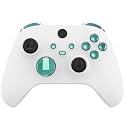 eXtremeRate Replacement Buttons for Xbox Core Wireless Controller, Chameleon Green Purple Bumpers Trigers Dpad ABXY Start Back Sync Share Keys Accessories Parts for Xbox Series X &amp; S Controller
