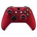eXtremeRate Replacement Front Housing Shell for Xbox One S/X Controller, Red Custom Kit Faceplate Cover Case for Xbox Wireless Controller (Model 1708)