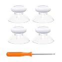 eXtremeRate Thumbsticks for Xbox Series X|S, 4PCS Replacement Joysticks Repair Kit for Xbox Wireless Controller, Custom Accessories Analog Stick for Xbox One S/X/Elite Controller - Solid White