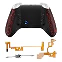 eXtremeRate Victor X Remap Kit for Xbox Series X/S, 6 Profiles &amp; Textured Red Redesigned Back Shell &amp; Side Rails &amp; 4 Back Buttons for Xbox Core Controller - Controller NOT Included