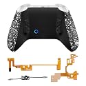 eXtremeRate Victor X Remap Kit for Xbox Series X/S, 6 Profiles & Textured White Redesigned Back Shell & Side Rails & 4 Back Buttons for Xbox Core Controller - Controller NOT Included