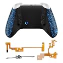 eXtremeRate Victor X Remap Kit for Xbox Series X/S, 6 Profiles & Textured Blue Redesigned Back Shell & Side Rails & 4 Back Buttons for Xbox Core Controller - Controller NOT Included