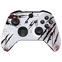 eXtremeRate Wild Attack Replacement Faceplate Cover for Xbox One Elite Controller Series 2 (Model 1797), Soft Touch Front Housing Shell Case &amp; Accent Rings for Xbox Elite Series 2 Core Controller