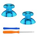 eXtremeRate Metal Thumbsticks for Xbox Series X/S Controllers, Custom Concentric Circles Aluminum Alloy Analog Stick Joystick Buttons for Xbox One S|X/Elite Controllers