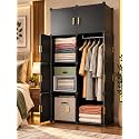 EXVITO Kids Plastic Wardrobe 8 Shelf