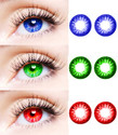 EYCOG Monthly Disposable (0, Colored Contact Lenses, Pack of 3)