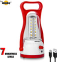 Eye Bhaskar 24 Watt Super Bright LED Rechargeable Light 4 hrs Lantern Emergency Light (Red)