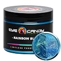 Eye Candy Mica Powder Pigment “Rainbow Blue” (50g) Multipurpose DIY Arts and Crafts Additive | Woodworking, Epoxy, Resin,Natural Bath Bombs, Paint, Soap, Nail Polish, Lip Balm