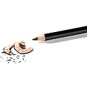 Eye Embrace Flora Classic: Dark Brown-Gray Wooden Eyebrow Pencil – Waterproof, Double-Ended Pencil with Sharpener & Spoolie Brush, Cruelty-Free