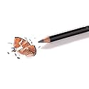 Eye Embrace Warm Betty Classic: Light Gray Wooden Eyebrow Pencil – Waterproof, Double-Ended Pencil with Sharpener & Spoolie Brush, Cruelty-Free