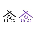 Eye Opening Stuff Replacement Earsocks & Nosepiece Rubber Kits Compatible with Oakley Juliet Sunglasses