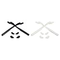 Eye Opening Stuff Replacement Earsocks &amp; Nosepiece Rubber Kits Compatible with Oakley Half Jacket 2.0 OO9144/2.0 XL Sunglass