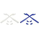 Eye Opening Stuff Replacement Earsocks &amp; Nosepiece Rubber Kits Compatible with Oakley Half Jacket 2.0 OO9144/2.0 XL Sunglass