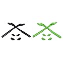 Eye Opening Stuff Replacement Earsocks &amp; Nosepiece Rubber Kits Compatible with Oakley Half Jacket 2.0 OO9144/2.0 XL Sunglass