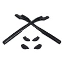 Eye Opening Stuff Replacement Earsocks &amp; Nosepiece Rubber Kits Compatible with Oakley Half Jacket 2.0 OO9144/2.0 XL Sunglass