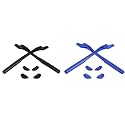 Eye Opening Stuff Replacement Earsocks &amp; Nosepiece Rubber Kits Compatible with Oakley Half Jacket 2.0 OO9144/2.0 XL Sunglass
