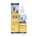 Eye Wash for Dogs, Cats, and Livestock 150ML/5 fl. oz Mild Botanical Formula Reduces Tear Staining 1 Piece