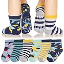 Eyean Baby Wool Grip Sock Soft Winter Warm Thick Non Slip Toddler Boy Girls Crew Socks For Children 6 Pairs
