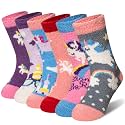 Eyean Kids Fuzzy Socks Non Slip Warm Winter Boys Girls Slipper Grip Socks
