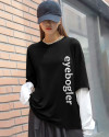 EyeBogler Casual Regular Sleeves Printed Women Black Top
