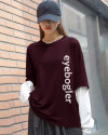 EyeBogler Casual Regular Sleeves Printed Women Maroon Top