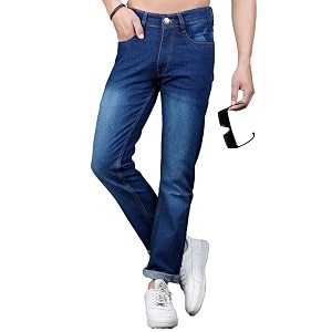 EYEBOGLER Mens Comfortable Stretchable Casual Denim Jeans