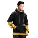 EYEBOGLER Men39s Cotton Blend Colorblocked Hooded Neck