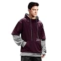 EYEBOGLER Men39s Cotton Blend Colorblocked Hooded Neck